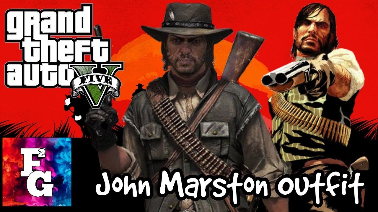 GTA V ONLINE JOHN MARSTON IN GTA ONLINE RED DEAD REDEMPTION 