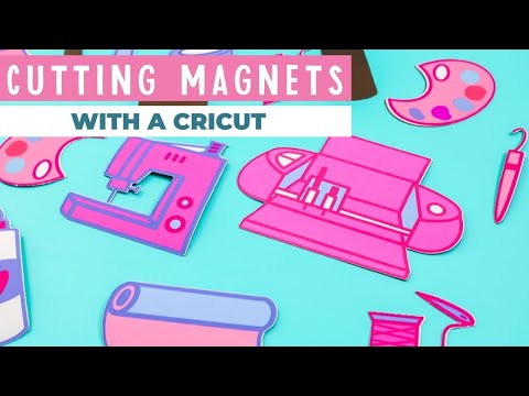 Print then cut magnets with Cricut - How to cut your own magnets - Print  and cut tips and tricks 