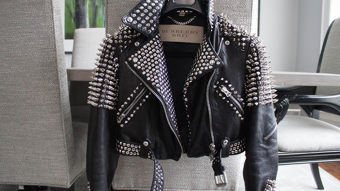 How To Stud A Leather Jacket or Vintage and Punk Clothes With