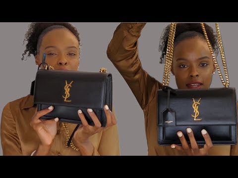 YSL SAINT LAURENT BAG UNBOXING, Sunset Medium Bag, & what it looks like  on