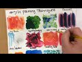 Acrylic painting techniques