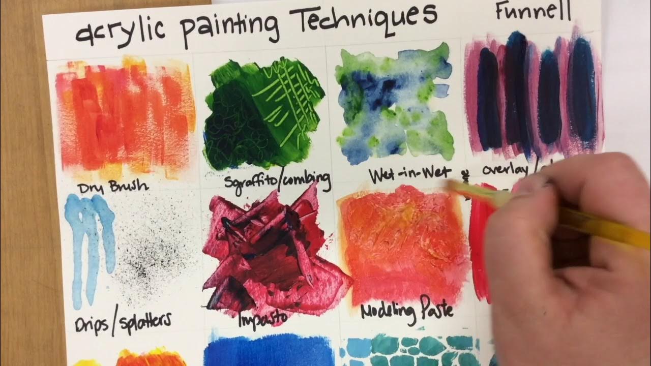 Acrylic Painting Techniques - YouTube