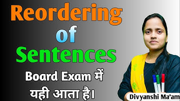 Class-10 Reordering of the Sentences || Most important for Board Exam 2021