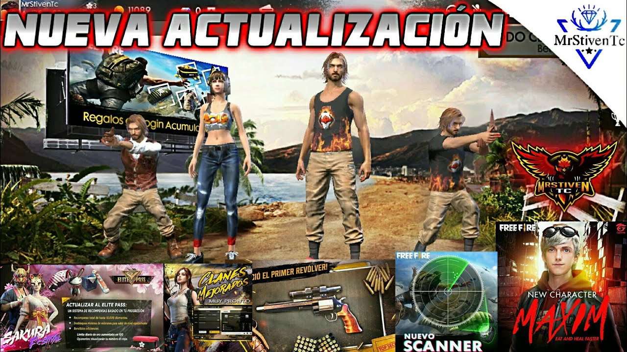REVIEW DE LA NUEVA ACTUALIZACIÓN ●FREE FIRE● gun games for kids