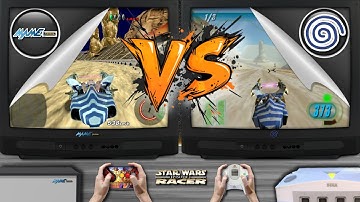 Star Wars: Episode 1 Racer 🎮 Arcade vs Sega Dreamcast | Side-by-Side Comparison