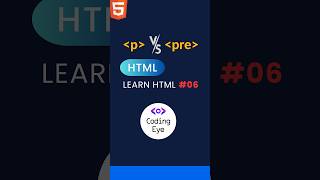 Paragraph and Pre-Formatted text tags in HTML | Learn HTML #06 | HTML tutorials for beginners | HTML