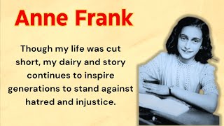 Anne Frank's Autobiography🌟 Learn & Improve English Through Story