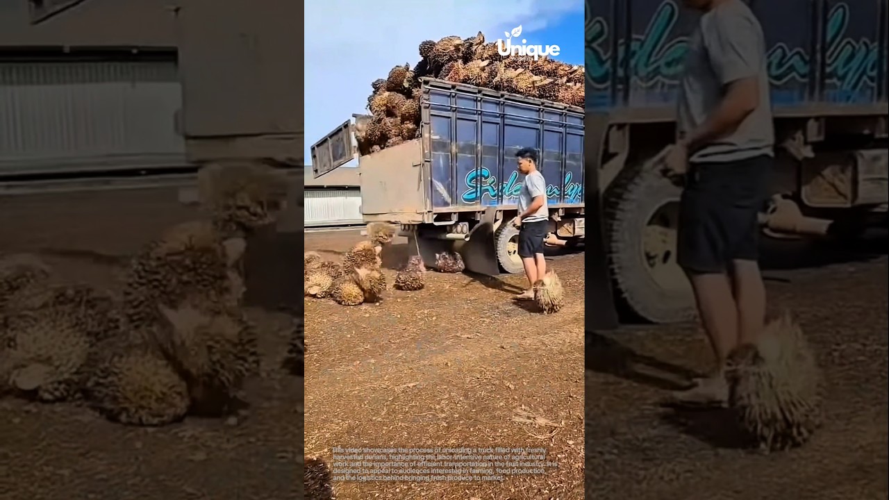 Durian harvesting techniques: efficient methods for farmers