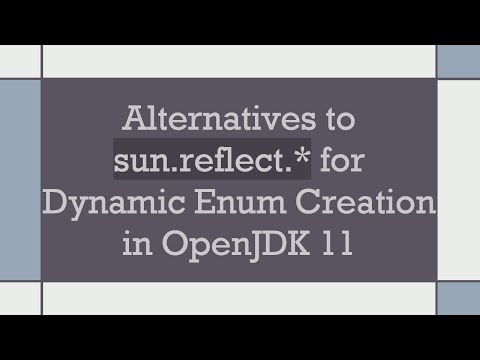 Alternatives to sun.reflect.*
