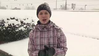 Snowstorm covers the Carolinas