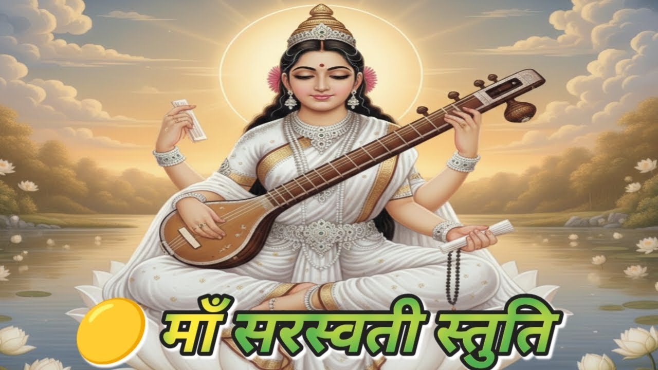 Maa Saraswati Stuti | Saraswati Mantra for Kids | Study Mantra | Om Aim Saraswatyai Namah 