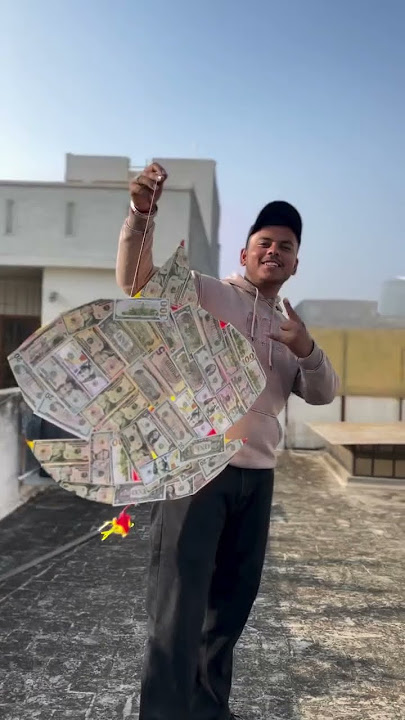 SPECIALKITE2025 DOLLAR KITE LOHRI 2025🖤🪁💸🤑 #amritsar #kite #kiteflying #lohri #newyear #patang