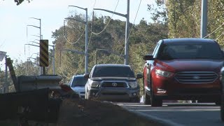 Driving Me Crazy Concrete barrier on Macon s Bass Road bridge