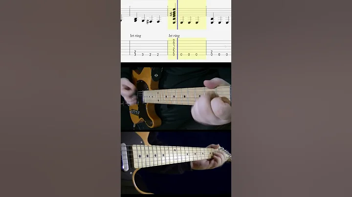 Guitar Tab Help by The Beatles #guitarriffs #guitar #thebeatles  #guitartabs