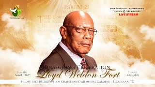 Home going services For Mr. Lloyd Fort #jaydeemullens