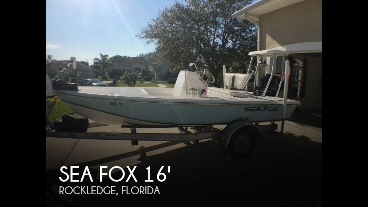 UNAVAILABLE] Used 2005 Sea Fox 160 Flats Fox in Rockledge, Florida 