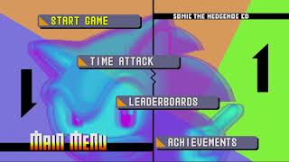 Sonic Cd 2011 Main And Time Attack Menu