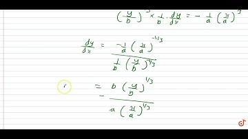 lf h and k be the intercepts on the coordinate axes of tangent to the curve `(x/a)^[2/3]+(y/b)...