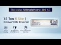 Electrolux 1.5 Ton 5 Star Convertible Inverter AC Review | Review in Hindi | Features