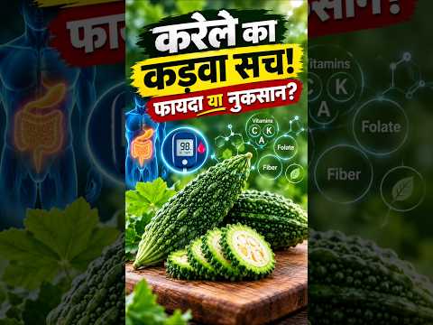 करेला खाने के फायदे और इसका कड़वा सच! #shorts #health #shortsfeed #healthtips