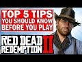 TOP 5 Tips You Should Know Before Starting Red Dead Redemption 2 PC