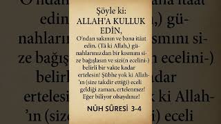 Allaha Kulluk Edin,Eceliniz Geldimi Ertelenmez