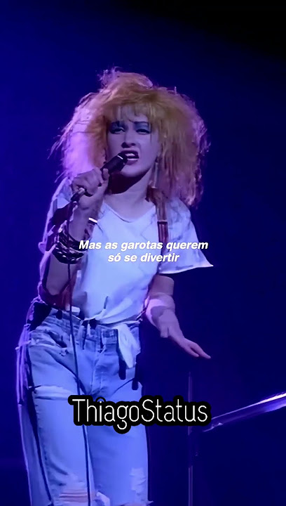 Cyndi Lauper - Girls Just Want To Have Fun #cyndilauper #musica  #girlsjustwanttohavefun #shorts