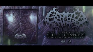 SPLATTERED ENTRAILS - CELL OF CONTEMPT [ LYRIC VIDEO] (2021) SW EXCLUSIVE