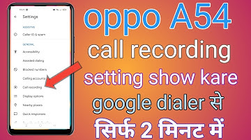 oppo a54 call recording setting show kare how to oppo a54 #technicalpankaj