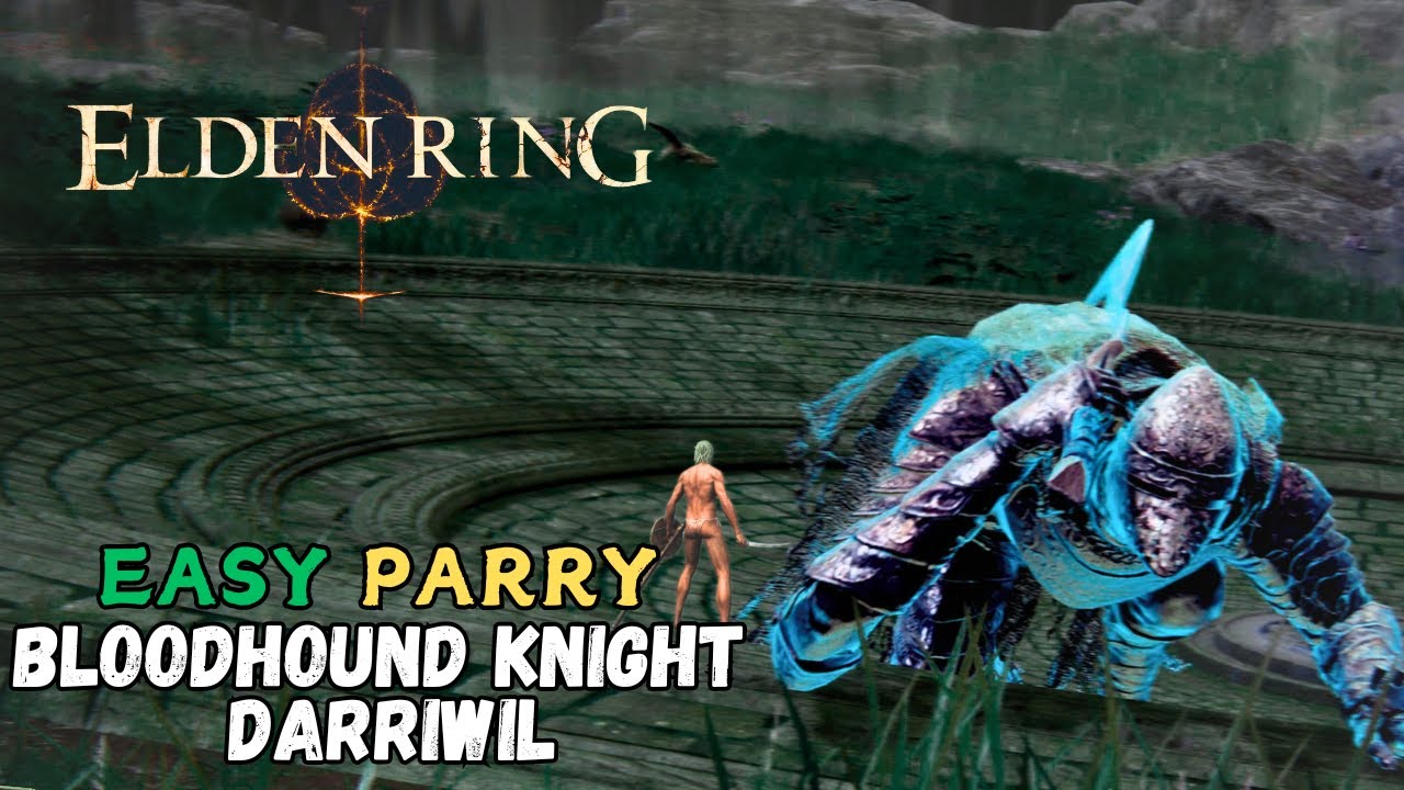 Elden Ring Bloodhound Knight Darriwil Boss Fight [Solo, No Hit, No Damage, Parry], Limgrave