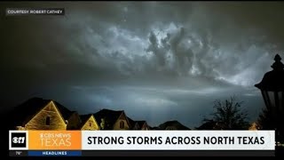 Power outages across North Texas after strong storms