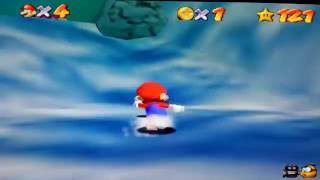 SM64 Cheat Code seaweed replaced with goombas underwater
