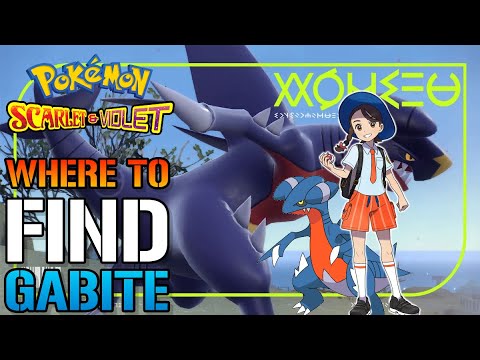 Pokemon Scarlet & Violet Where To Find "Gabite" & Evolve Into Garchomp  (Capture Guide) - YouTube
