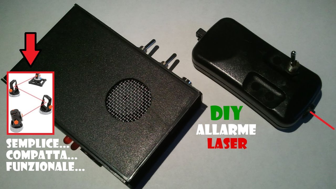 Fai da te sistema di allarme laser (diy laser alarm system ... Sistemi di allarme fai da te