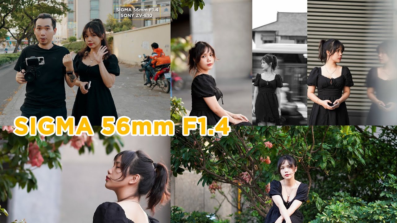 Rủ em đồng nghiệp đi chụp ảnh xoá phông - Sigma 56mm F1.4 và Sony ZVE10 ...