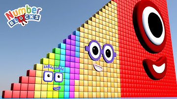 Numberblocks PUZZLE Step Squad 1275 The Amazing Numberblocks HUGE Standing Tall Numbers Pattern