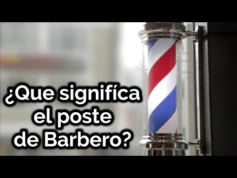 Video: ¿Qué es un poste de barbero?