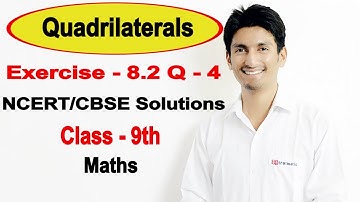 Chapter 8 Exercise 8.2 Question 4 - Quadrilaterals Class 9 Maths - NCERT Solutions