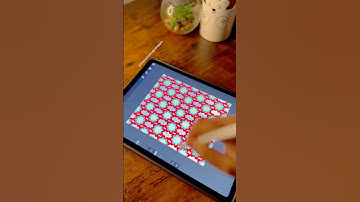 Blue Yellow Flower Pattern #shorts #ipad #ipaddrawing #red #yellow #flower #pattern #procreate #yt