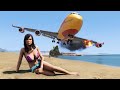 BEST of Realistic Plane Emergency Landings On The Beach GTA 5