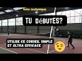 Une dbutante joue avec sa copine dans mon club je vais la voir pour la sauver du minitennis