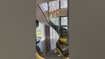 Bàn giao cầu thang xoắn ốc căn 2108 R1 Penthouse Swanlake Ecopark Onsen 0865661990