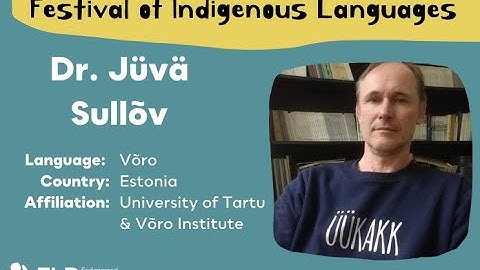 Talk and Roundtable Discussion with Dr. Jüvä Sullõv
