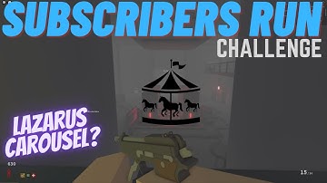 Roblox Project Lazarus: Carousel Subscribers Run Challenge
