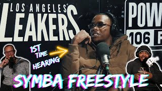 Symba STUNS the LEAKER Session!! | Symba LA Leakers Freestyle Reaction