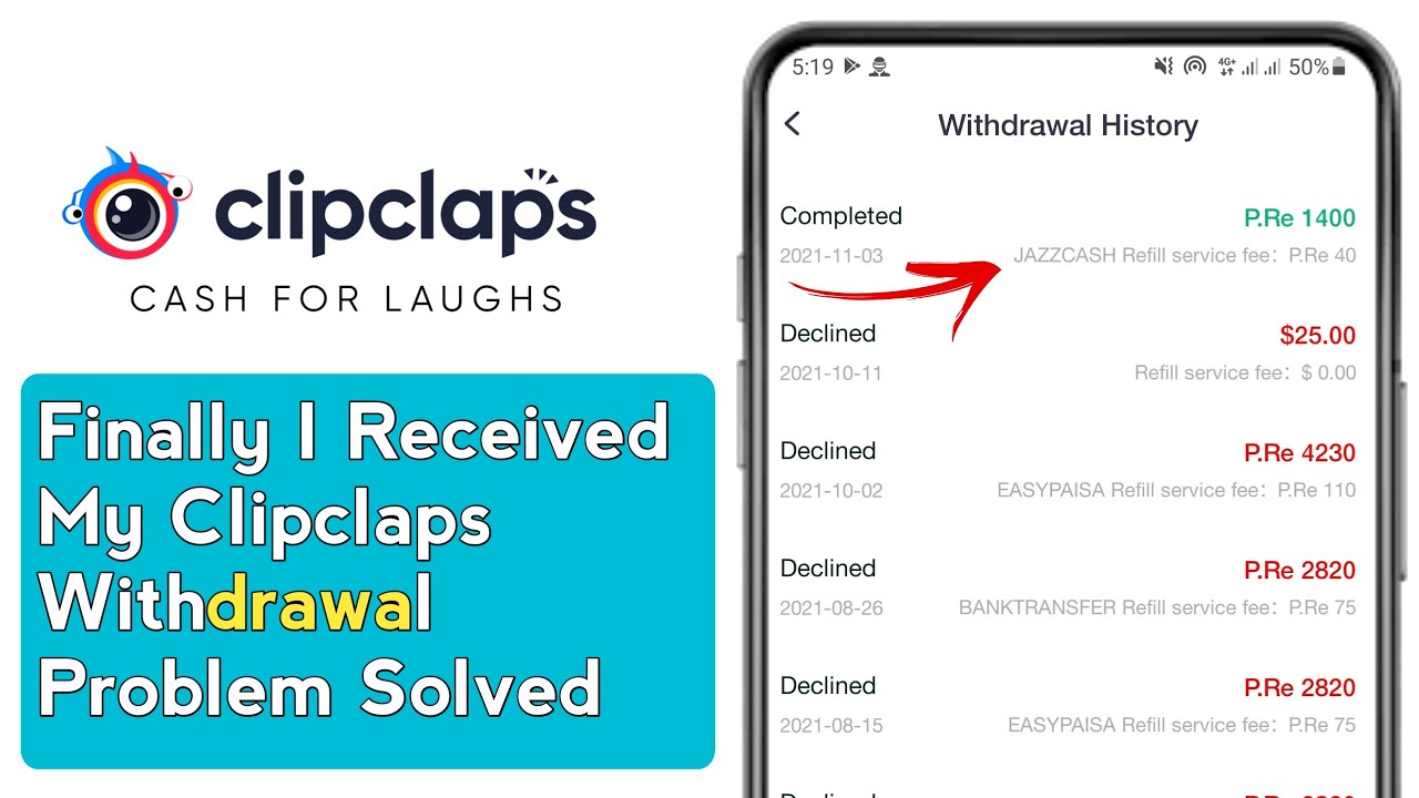 Finally i Received My Clipclaps Withdrawal Clipclaps Withdrawal | Problem Solved