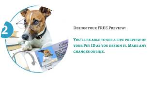 Easy Way to Design Pet ID Tags - Pet Drivers License