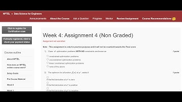 NPTEL Data Science for Engineers Week 4: Assignment 4 (Non Graded) Practice Assignment #subscribe