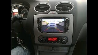 WG VIDEO FORD FOCUS RÜCKFAHRKAMERA PARKHILFE ANDROID RADIO KAMERA PARKSENSOR NACHRÜSTEN