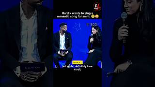 Hardik pandya likes to sing a romantic song for Smriti Mandhana#hardikpandya #umar381